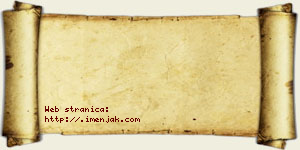 Žaklina Nedeljković vizit kartica